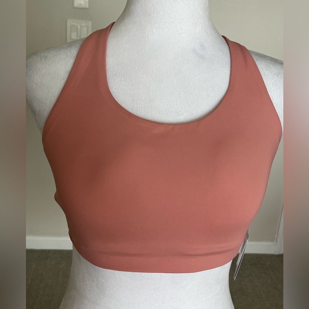 NWT Lululemon High Support Sports Bra Size 34D Color pink
